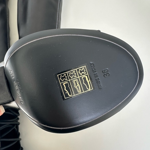 GIVENCHY Narlia Over The Knee Boots Runway Lace Front Open Toe sz 36 NEW w/box - Picture 9 of 16